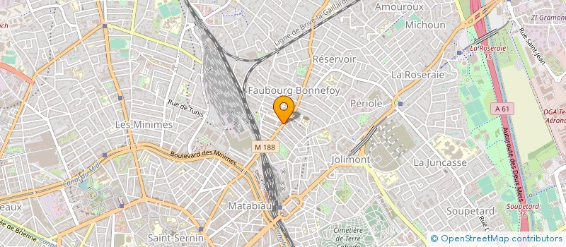 localisation de l'entreprise DELYNA à TOULOUSE