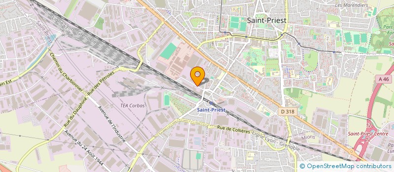 localisation de l'entreprise DELYPRO SERVICES  SAINT-PRIEST