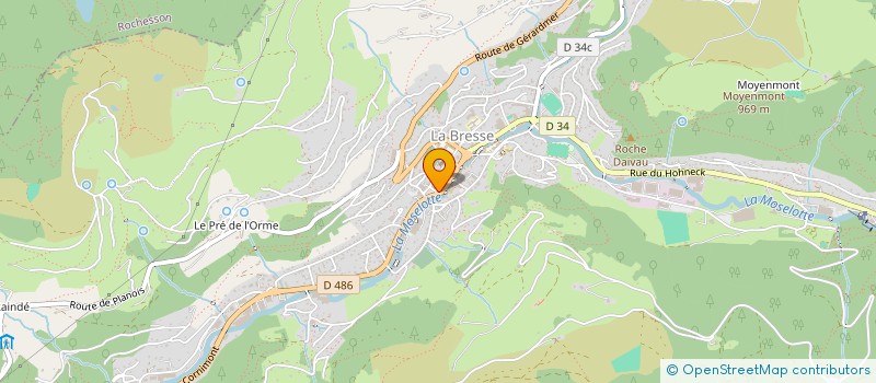 localisation de l'entreprise DELYS à LA BRESSE