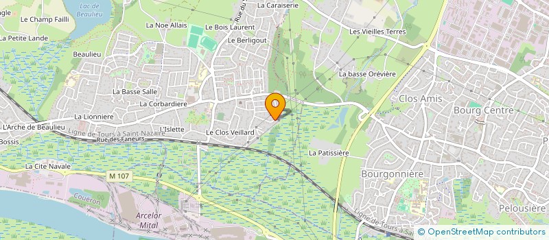 localisation de l'entreprise DELYS à COUERON
