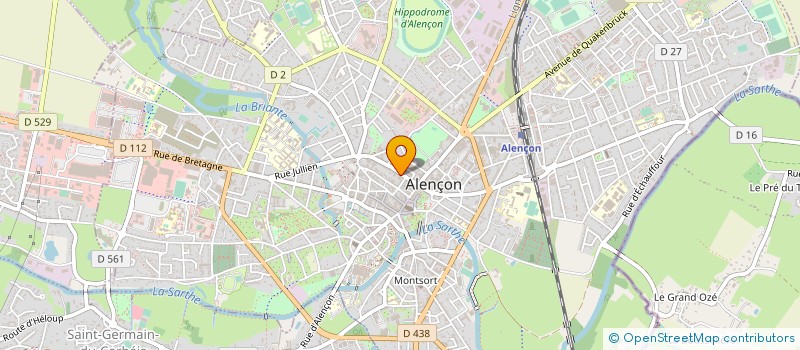 localisation de l'entreprise DELYS VOTRE TERROIR à ALENCON