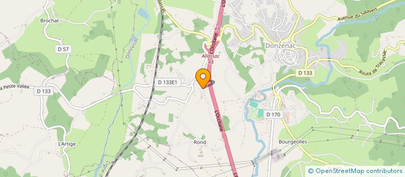 localisation de l'entreprise DELYSTE  DONZENAC