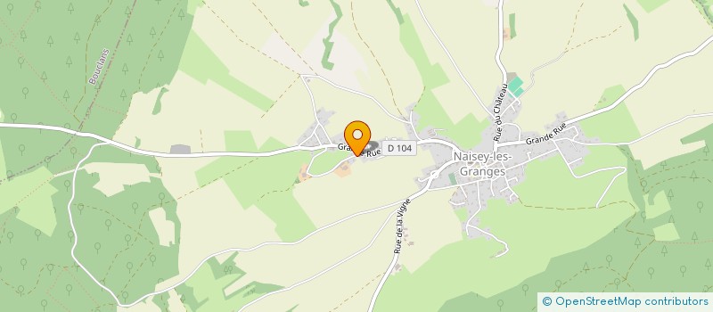 localisation de l'entreprise DELYTEK à NAISEY-LES-GRANGES