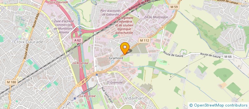 localisation de l'entreprise DELZONGLE MIDI-PYRENEES  BALMA