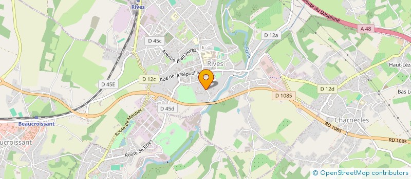 localisation de l'entreprise DEM à RIVES