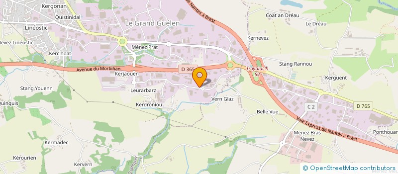 localisation de l'entreprise DEM 7 à QUIMPER