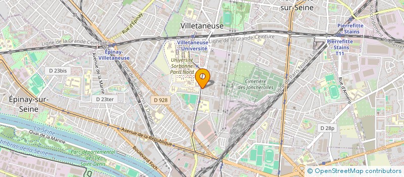 localisation de l'entreprise DEM à VILLETANEUSE
