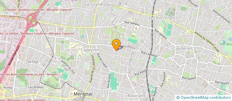 localisation de l'entreprise DEM à BLANQUEFORT