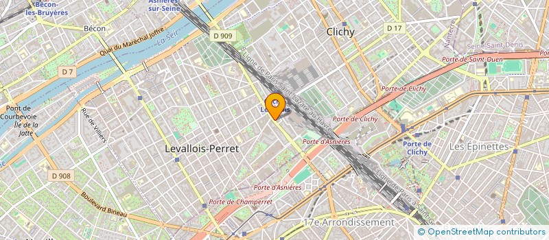 localisation de l'entreprise DEM à LEVALLOIS-PERRET