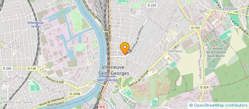 localisation de l'entreprise DEM-BAT à VILLENEUVE-SAINT-GEORGES