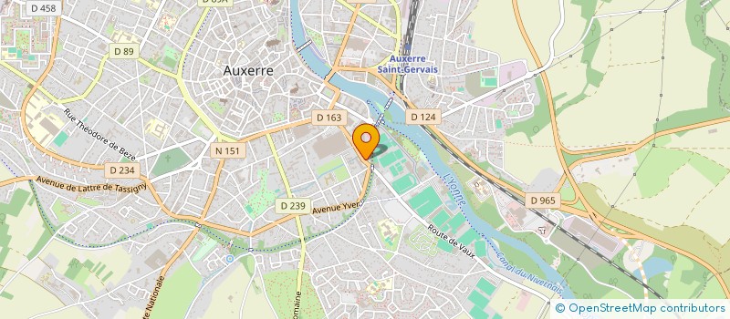 localisation de l'entreprise DEM'COM  AUXERRE
