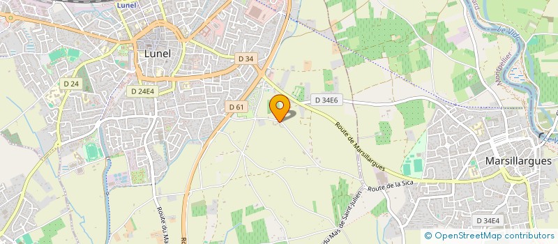 localisation de l'entreprise DEM CONCEPT  LUNEL