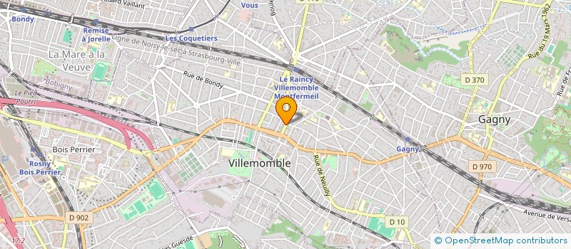 localisation de l'entreprise DEM CONCEPT BATIMENT  NOISY-LE-SEC