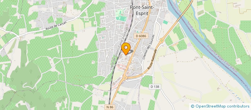 localisation de l'entreprise DEM CONSTRUCTIONS à PONT-SAINT-ESPRIT