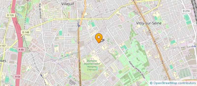 localisation de l'entreprise DEM DEM TRANSPORT  VITRY-SUR-SEINE