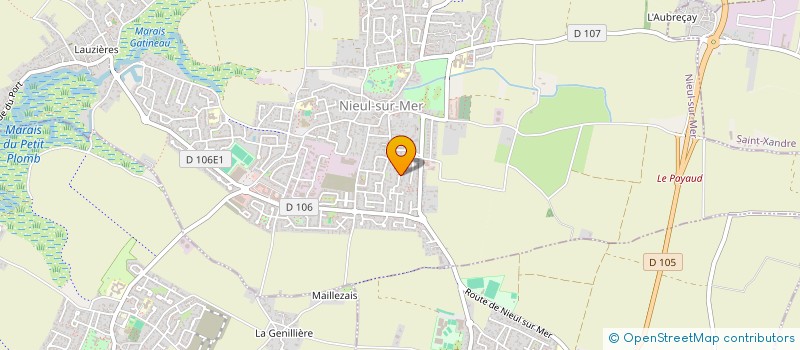 localisation de l'entreprise DEM DES CHENES VERTS  NIEUL-SUR-MER