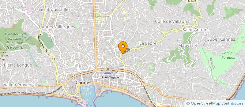 localisation de l'entreprise DEM'EDEN à CANNES