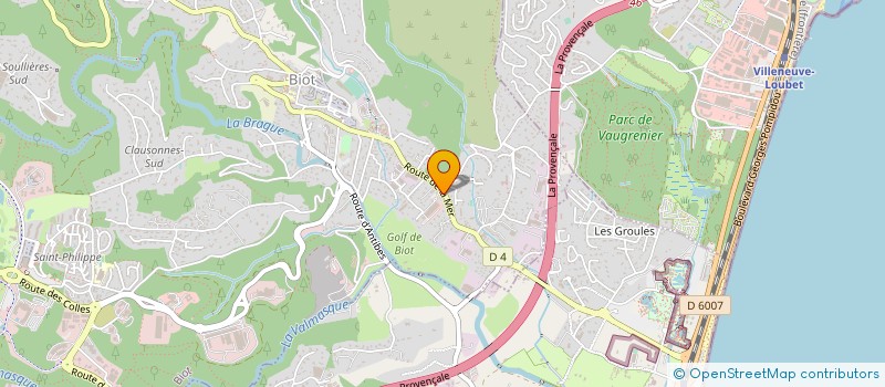 localisation de l'entreprise DEM ENERGIE  BIOT