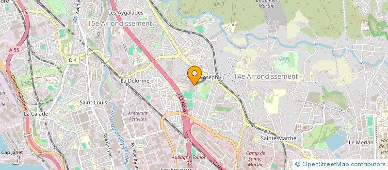 localisation de l'entreprise DEM ETANCHEITE à MARSEILLE