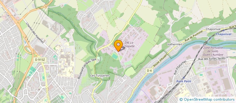 localisation de l'entreprise DEM-GROUP  ENNERY