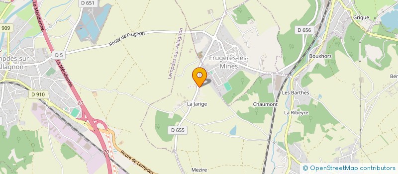 localisation de l'entreprise DEM'ISOL à VERGONGHEON