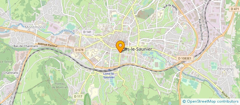 localisation de l'entreprise DEM JURA à LONS-LE-SAUNIER