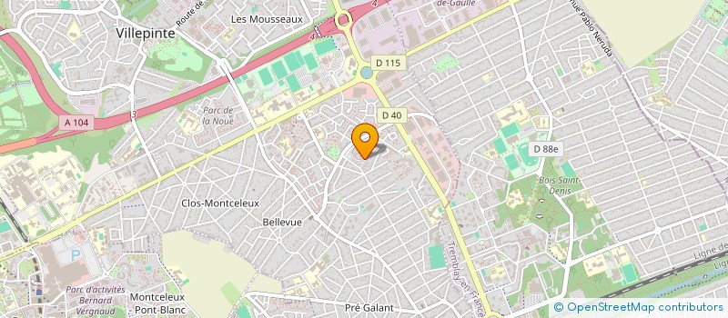 localisation de l'entreprise DEM LOCATION à VILLEPINTE