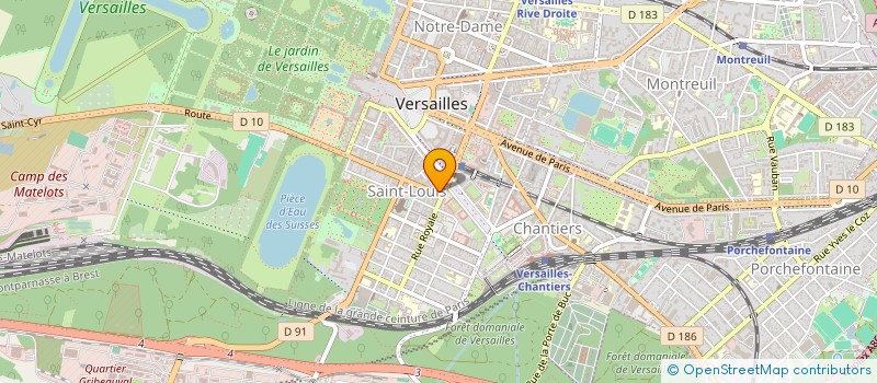 localisation de l'entreprise DEM - MAG - SERVICES à VERSAILLES