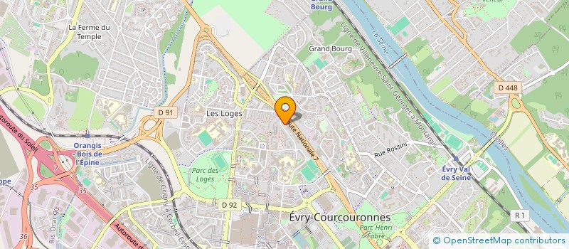 localisation de l'entreprise DEM & MOVE  EVRY-COURCOURONNES