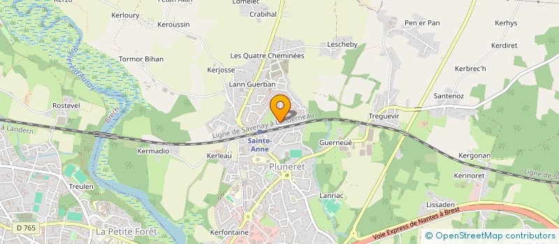 localisation de l'entreprise DEM PLAQUISTE  PLUNERET