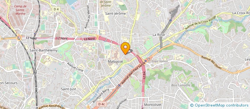 localisation de l'entreprise DEM SUD PROVENCE à MARSEILLE