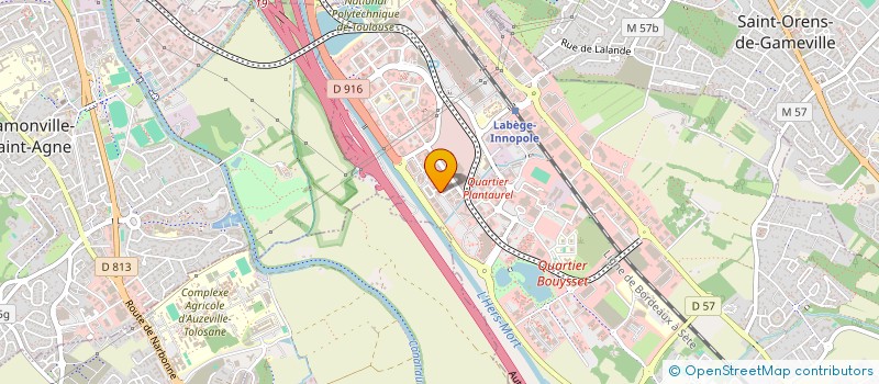 localisation de l'entreprise DEM TRANS 31 à LABEGE