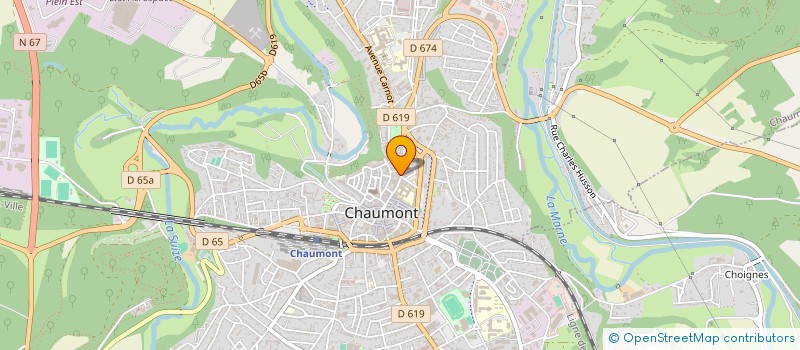 localisation de l'entreprise DEMA à CHAUMONT