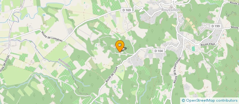 localisation de l'entreprise DEMA  ROUSSILLON