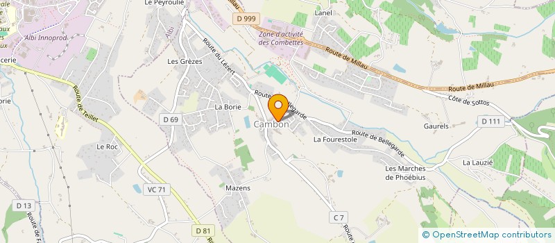 localisation de l'entreprise DEMA  CAMBON