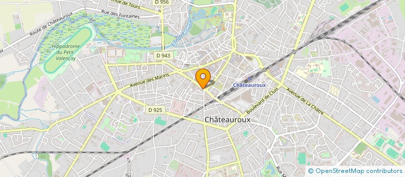 localisation de l'entreprise DEMA à CHATEAUROUX