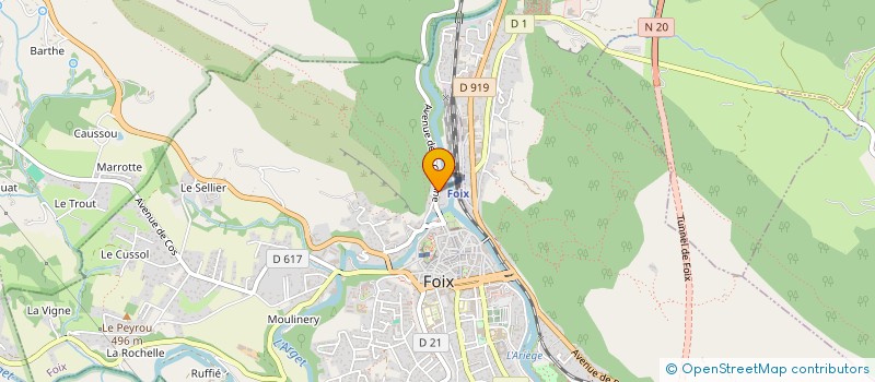 localisation de l'entreprise DEMACIA à FOIX