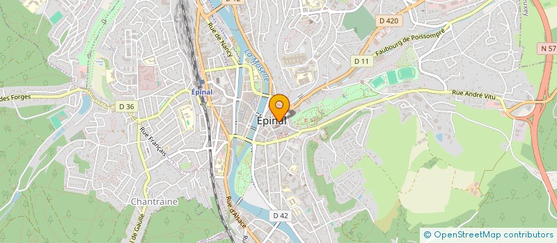 localisation de l'entreprise DEMACOM à EPINAL