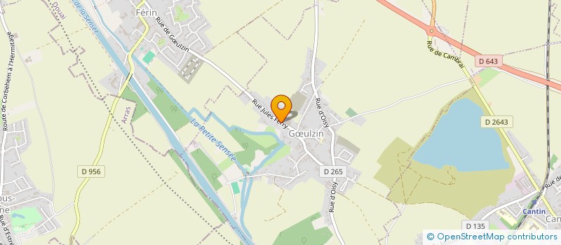 localisation de l'entreprise DEMAESENIER PAYSAGES  GULZIN