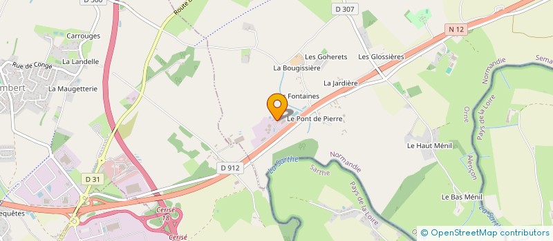localisation de l'entreprise DEMAFI à CERISE