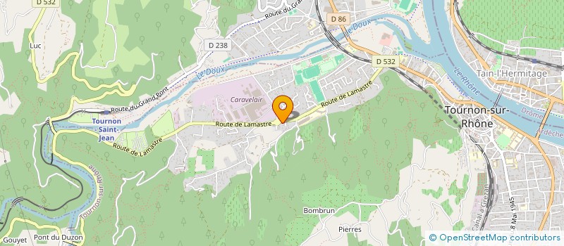 localisation de l'entreprise DEMAFIX à TOURNON-SUR-RHONE