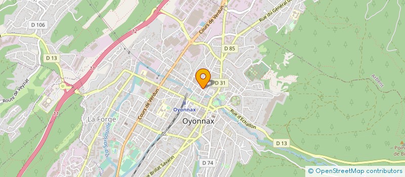 localisation de l'entreprise DEMAI à OYONNAX