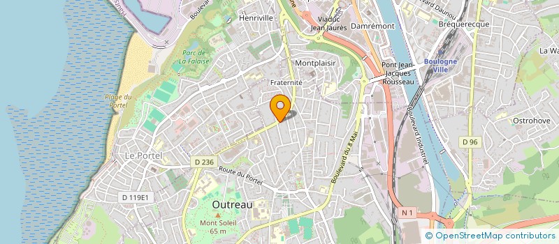 localisation de l'entreprise DEMAILLY  OUTREAU