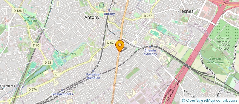 localisation de l'entreprise DEMAILLY-GOUPILLAT IMMOBILIER à ANTONY