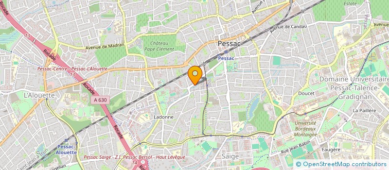 localisation de l'entreprise DEMAIN 2001  PESSAC