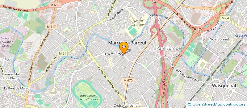 localisation de l'entreprise DEMAIN à MARCQ-EN-BARŒUL