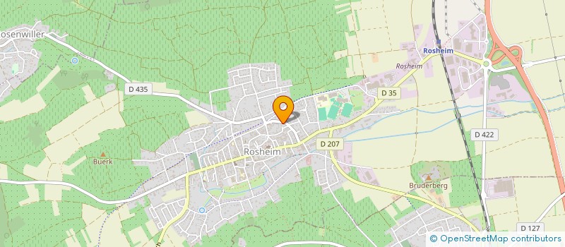 localisation de l'entreprise DEMAIN  ROSHEIM