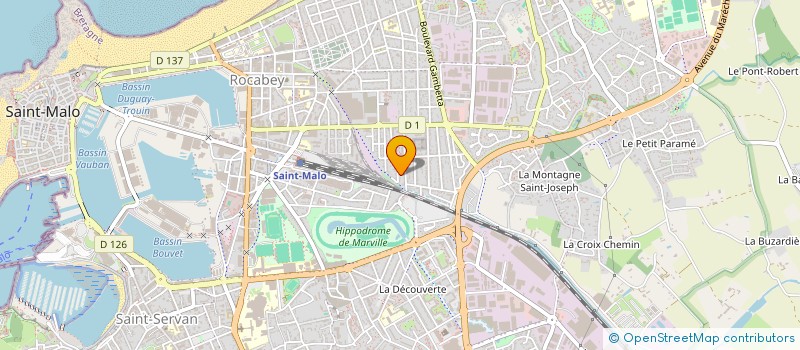 localisation de l'entreprise DEMAIN  SAINT-MALO