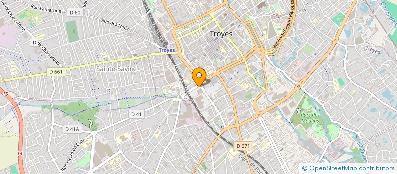 localisation de l'entreprise DEMAIN DES L'AUBE !  TROYES