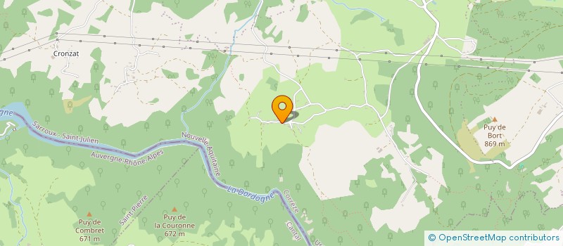 localisation de l'entreprise DEMAIN LA SCIENCE  SARROUX - SAINT JULIEN